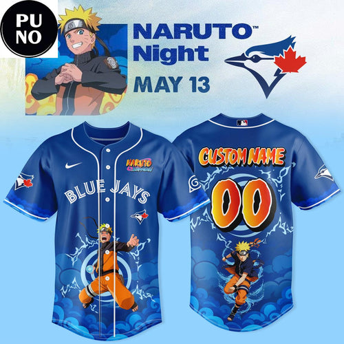 Toronto Blue Jays x Naruto Night 2026 Personalized Baseball Jersey