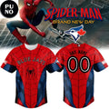 Toronto Blue Jays x Spider-Man 2026 Brand New Day Perssonalized Baseball Jersey