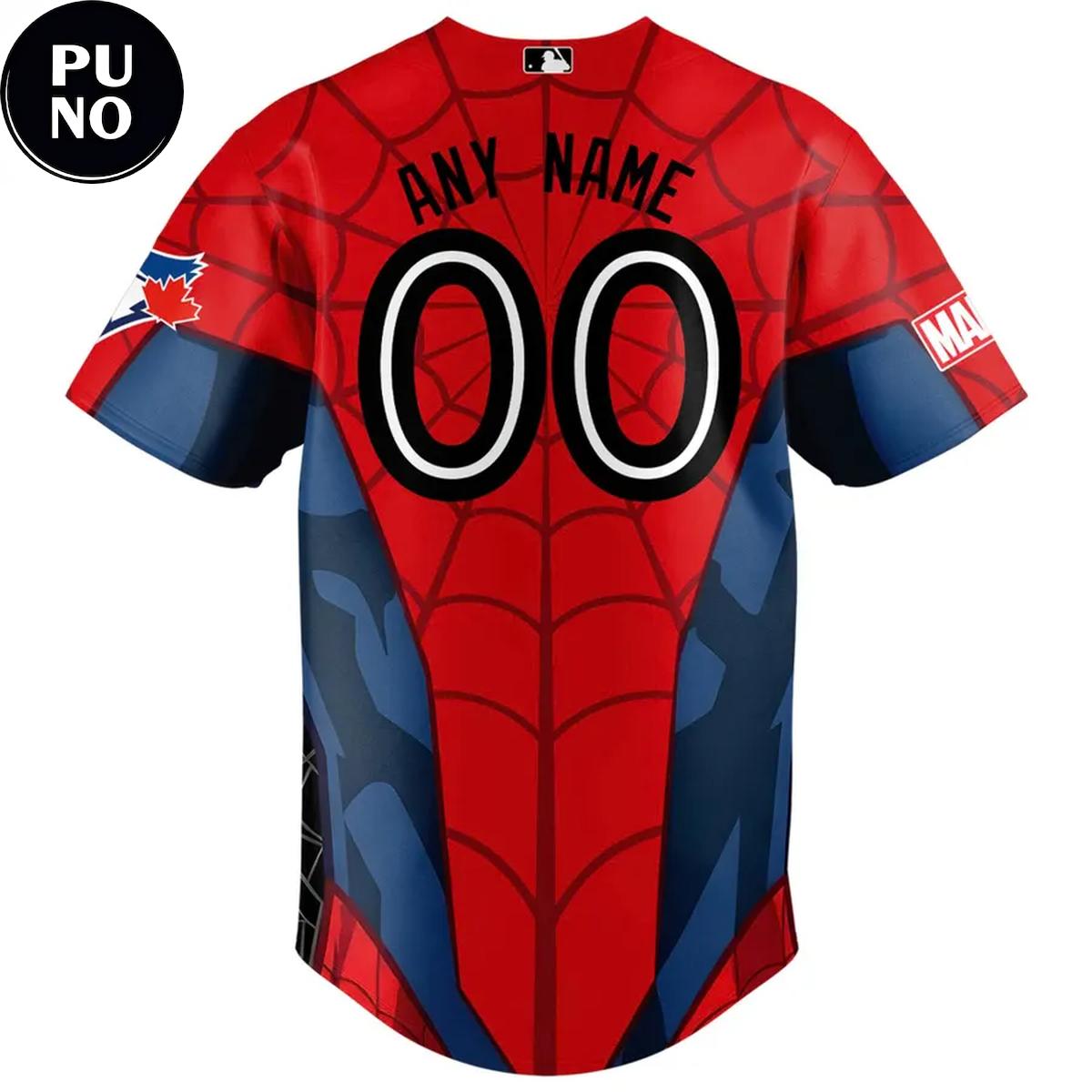 Toronto Blue Jays x Spider-Man 2026 Brand New Day Perssonalized Baseball Jersey