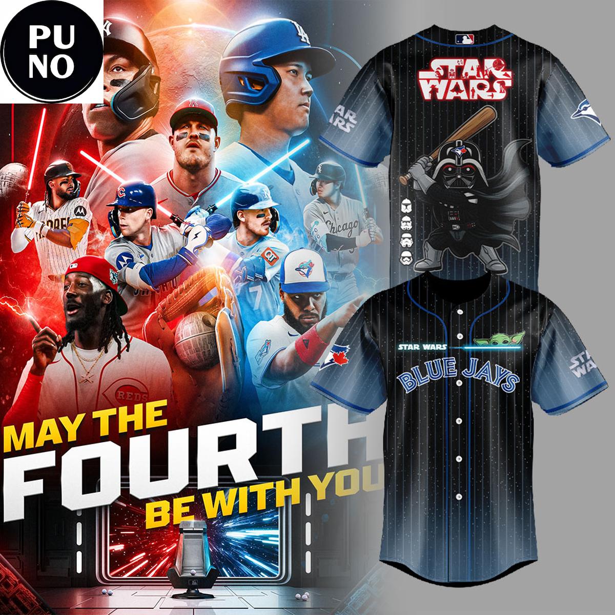 Toronto Blue Jays x Star Wars Theme Day 2026 Baseball Jersey