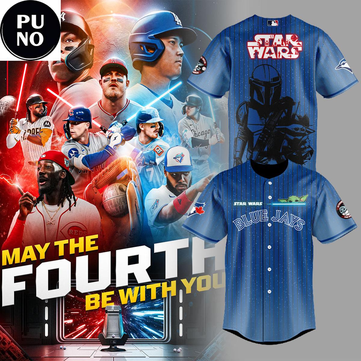 Toronto Blue Jays x Star Wars Theme Day 2026 Baseball Jersey