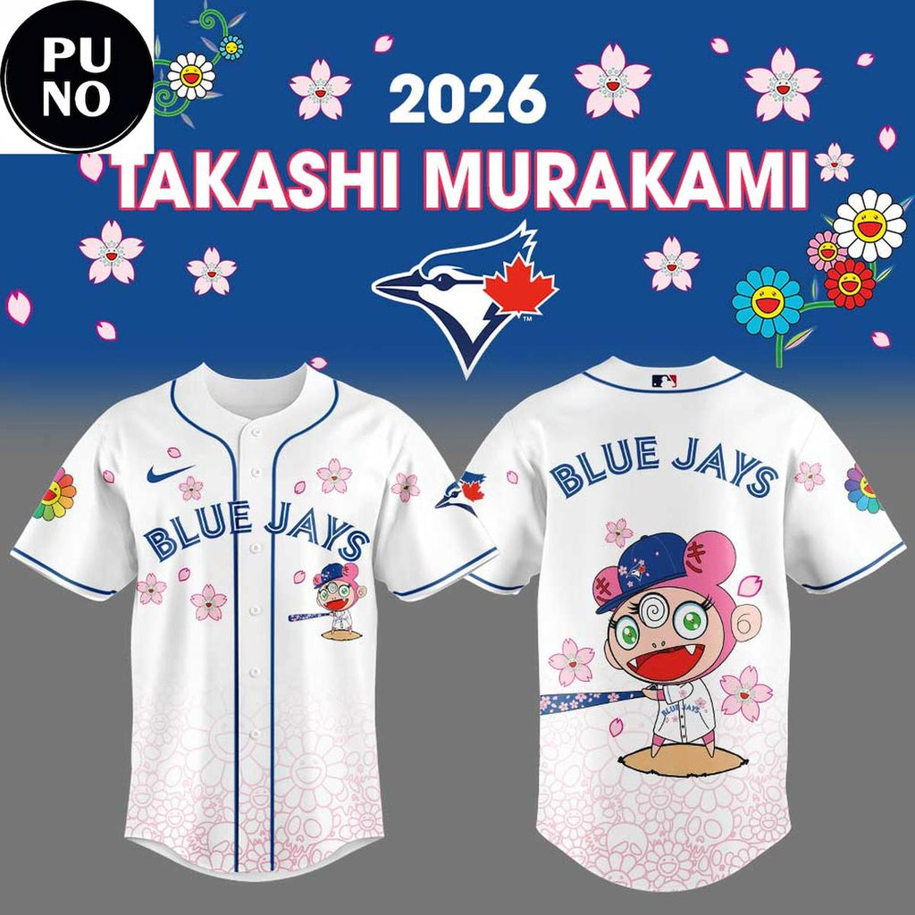 Toronto Blue Jays x Takashi Murakami Tokyo Series 2026 Baseball Jersey