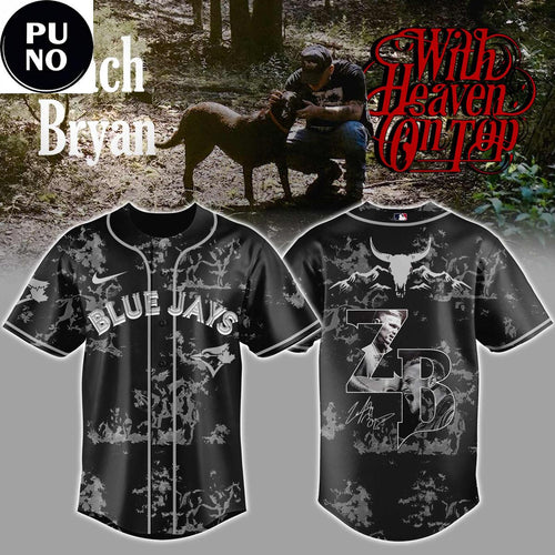 Toronto Blue Jays x Zach Bryan With Heaven On Top 2026 Baseball Jersey