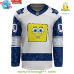 Toronto Maple Leafs Spongebob Hockey Jersey 25th Anniversary Custom