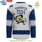 Toronto Maple Leafs Spongebob Hockey Jersey 25th Anniversary Special