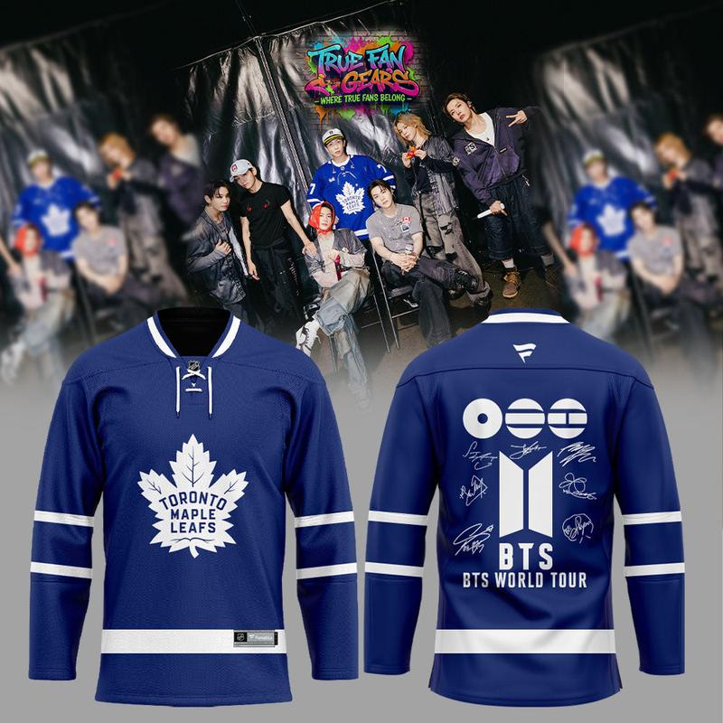 Toronto Maple Leafs x BTS ARIRANG WORLD TOUR 2026 Hockey Jersey