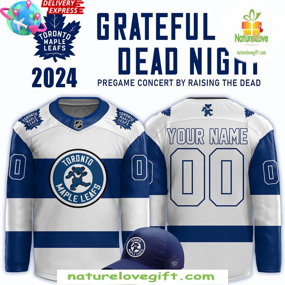 Toronto Maple Leafs Grateful Dead 2026 Hockey Jersey