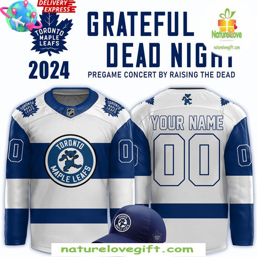 Toronto Maple Leafs Grateful Dead 2026 Hockey Jersey