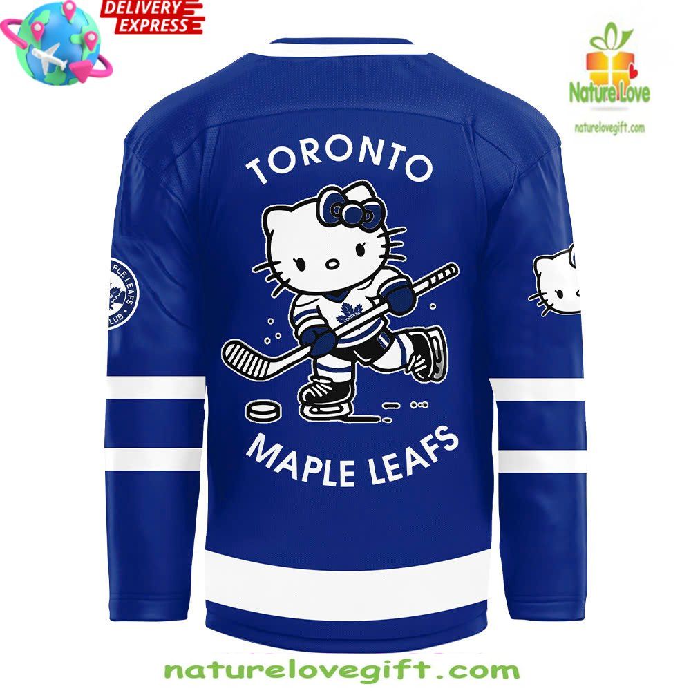 Toronto Maple Leafs Hello Kitty 50th Anniversary Jersey Blue