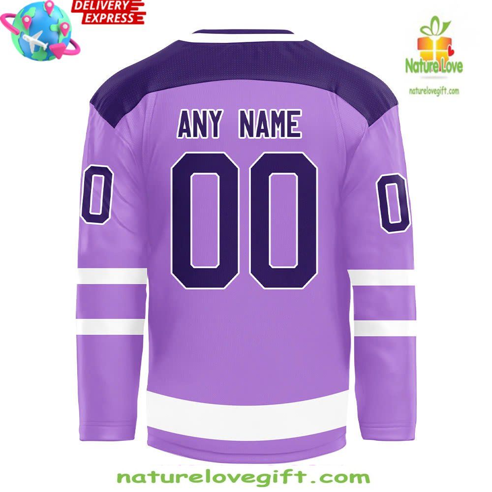 Toronto Maple Leafs 2026 Hockey Fights Cancer Purple Jersey