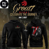 Toronto Raptors Celebrate The Journey Kyle Lowry Groat7 Night 2027 Hoodie T-Shirt