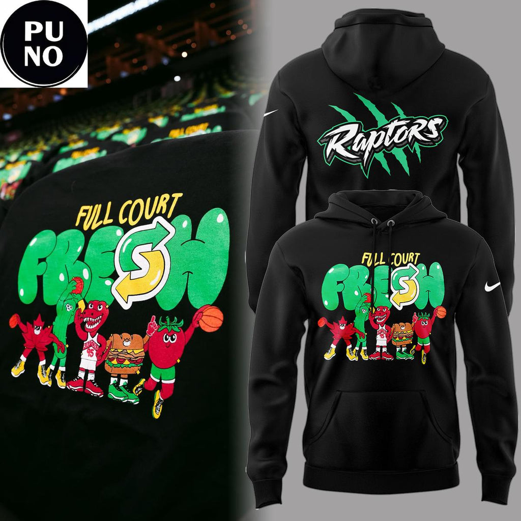 Toronto Raptors Full Court Fresh 2026 Mascot Night Hoodie T-Shirt