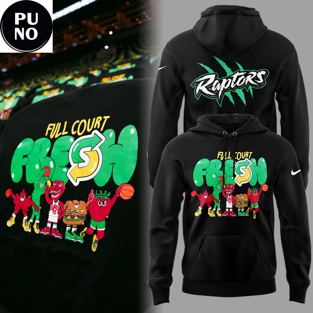 Toronto Raptors Full Court Fresh 2026 Mascot Night Hoodie T-Shirt