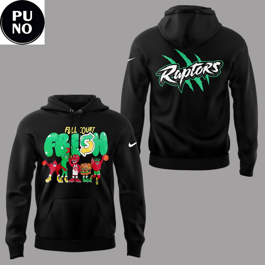 Toronto Raptors Full Court Fresh 2026 Mascot Night Hoodie T-Shirt