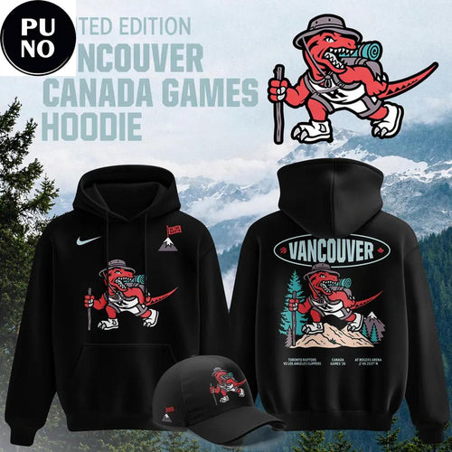 Toronto Raptors x Vancouver Canada Games 2026 Hoodie