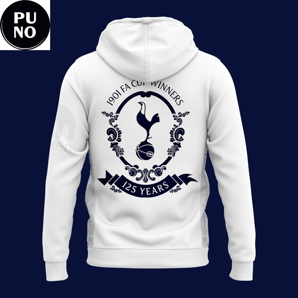 Tottenham Hotspur 125th Anniversary 1901 FIFA Cup Winners Hoodie T-Shirt