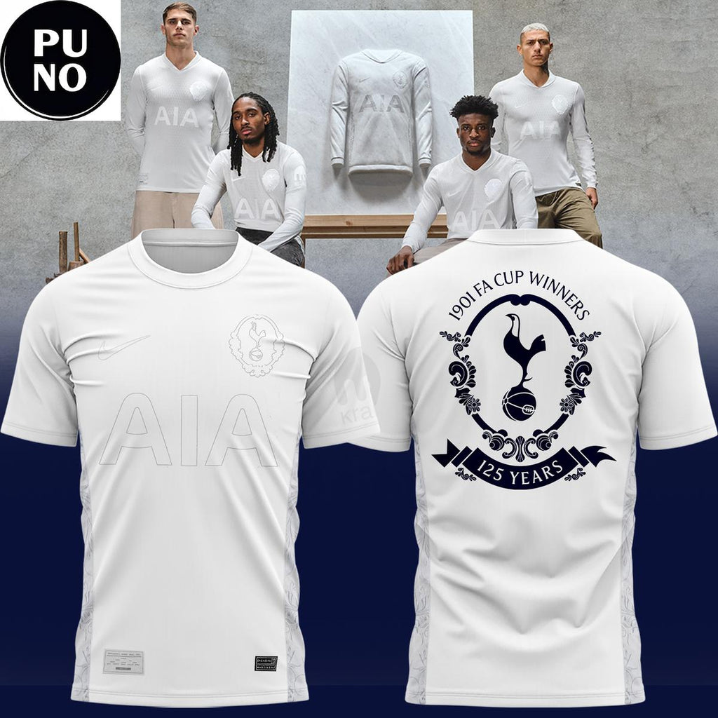 Tottenham Hotspur 125th Anniversary 1901 FIFA Cup Winners Hoodie T-Shirt