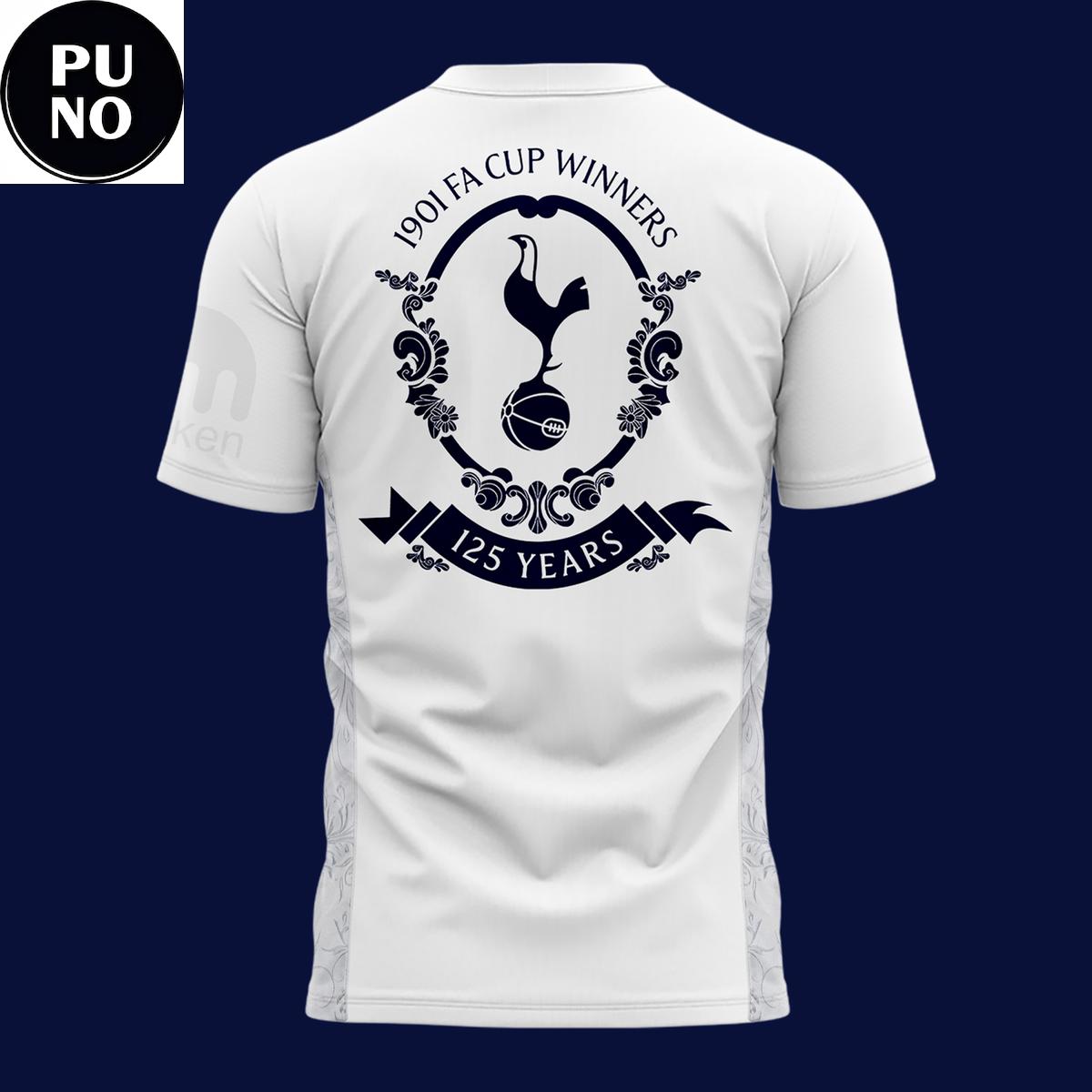 Tottenham Hotspur 125th Anniversary 1901 FIFA Cup Winners Hoodie T-Shirt