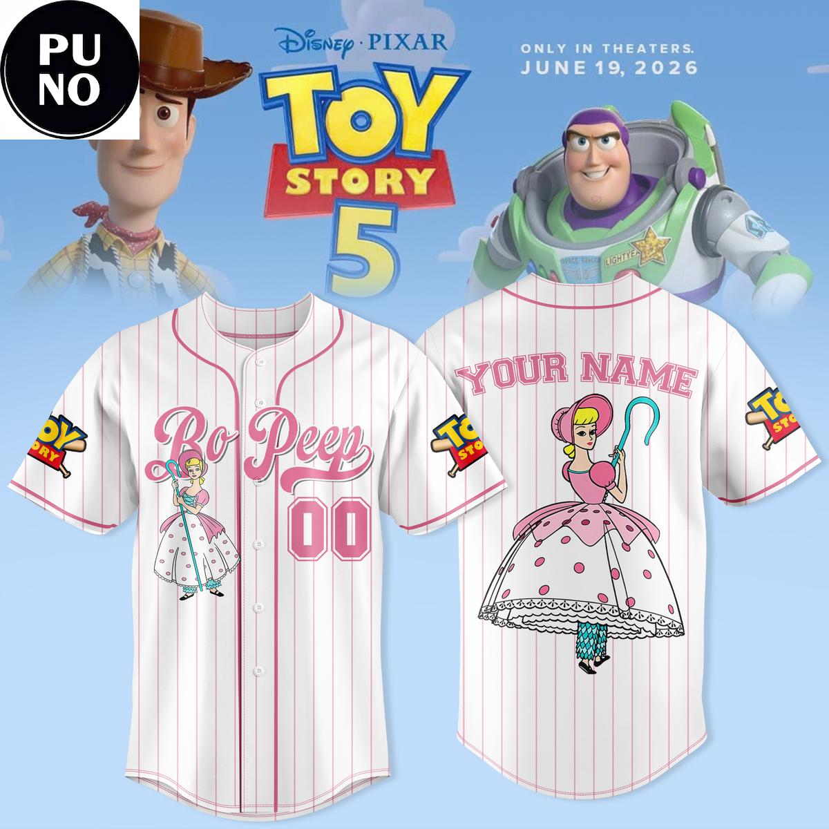 Toy Story 5 The Movies 2026 Personalized Baseball Jersey