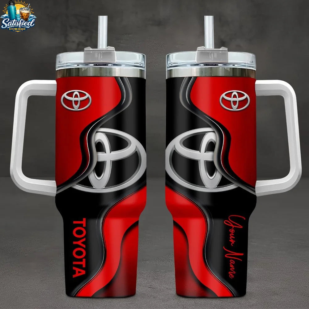 Toyota Stainless Steel Tumbler With Handle