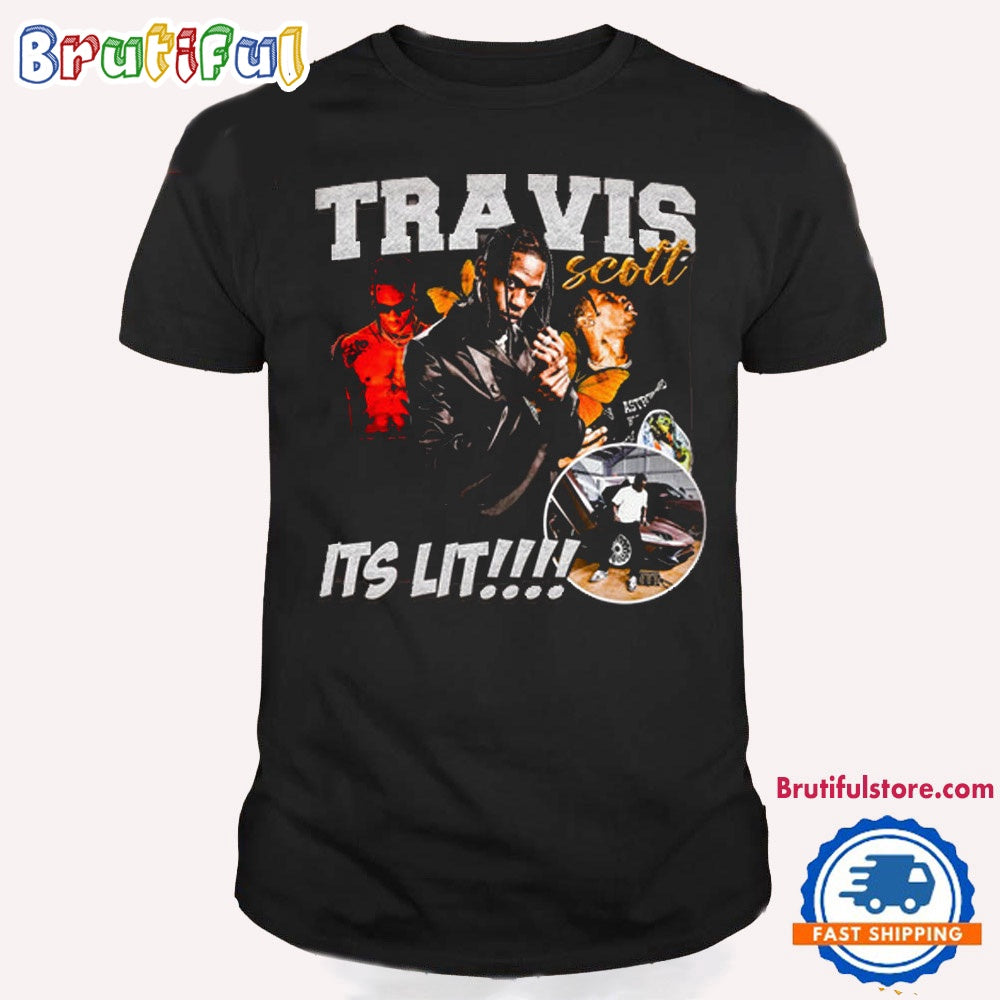 Travis Scott Its Lit Graphic T Shirt, Travis Scott T Shirt