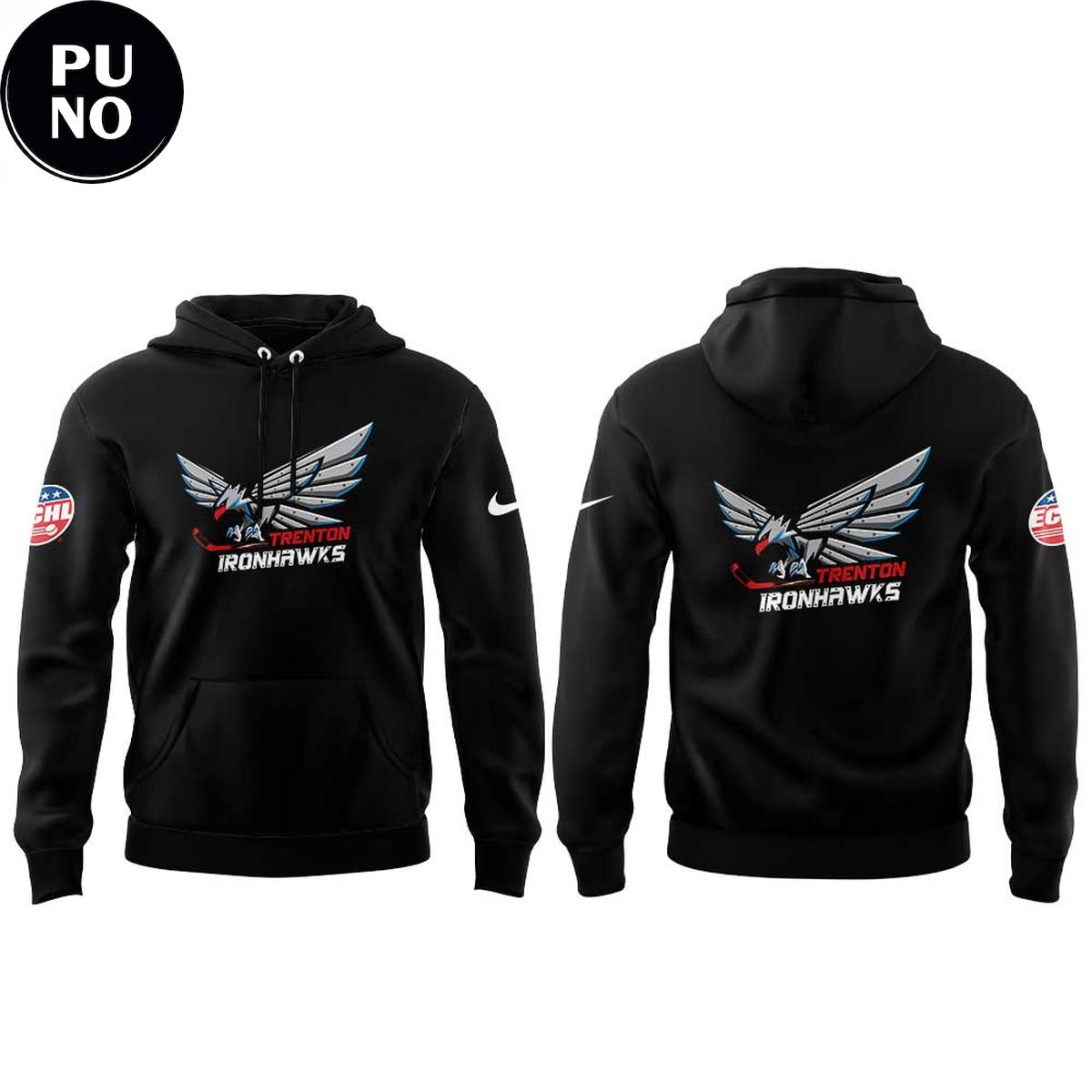 Trenton Ironhawks New Era Starts 2026 Hoodie T-Shirt