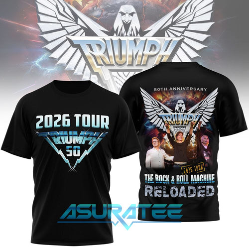 Triumph 50th Anniversary Tour 2026 Limited Shirt