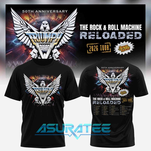 Triumph The Rock & Roll Machine Reloaded Tour 2026 Shirt