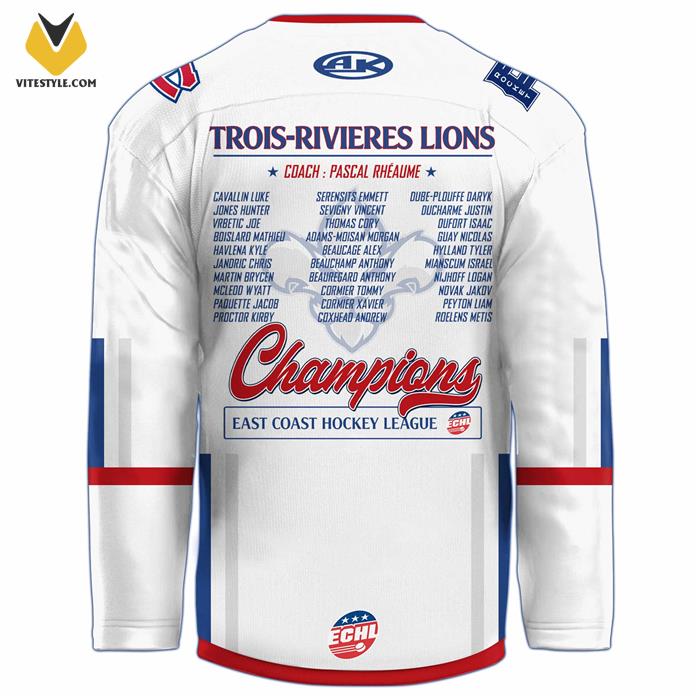 Trois-Rivières Lions ECHL Champions Hockey Jersey