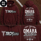 Troy Trojans 2026 NCAA Baseball College World Series Omaha Bound Hoodie T-Shirt