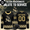 Tucson Roadrunners 2026 Salute to Service Night Personalized Hockey Jersey