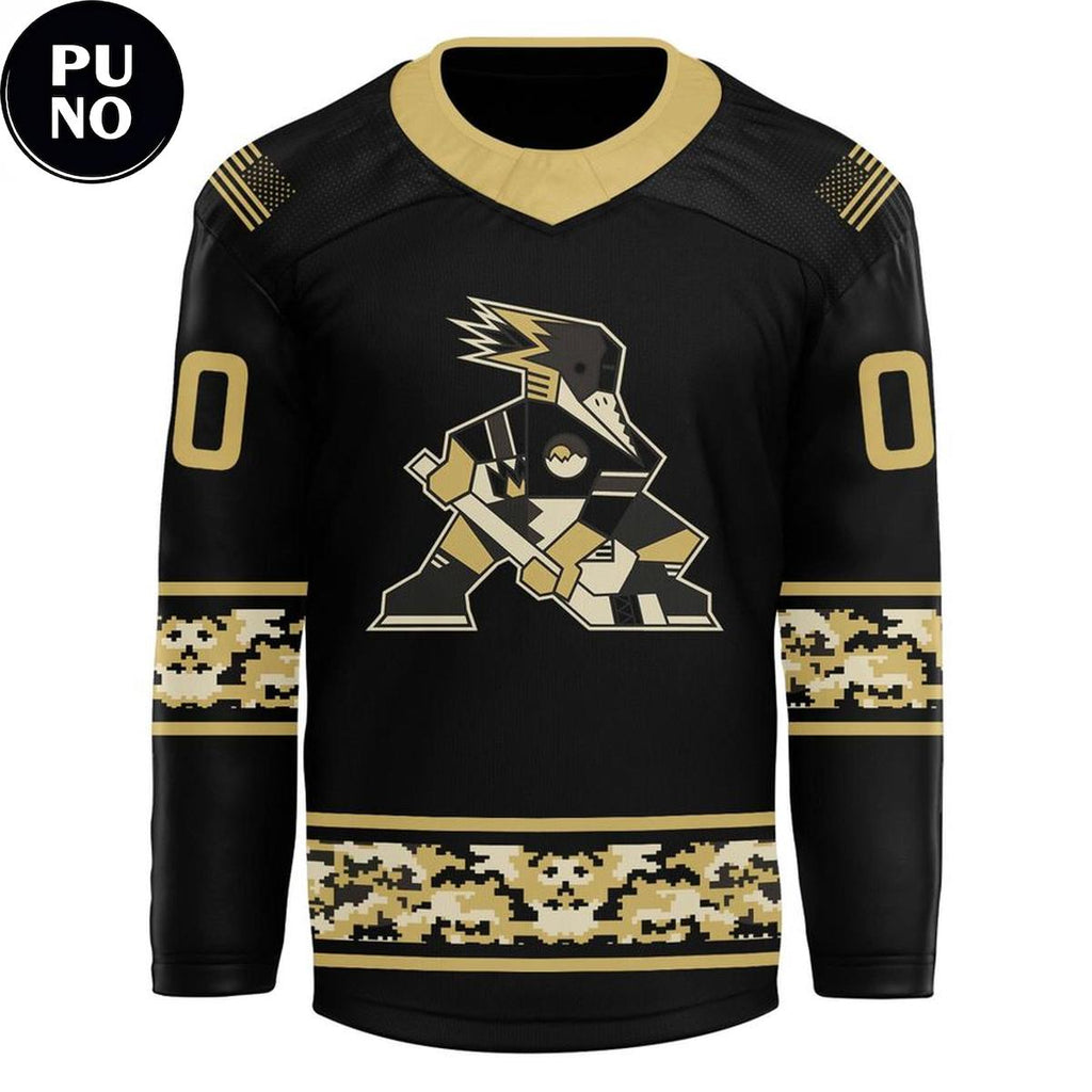 Tucson Roadrunners 2026 Salute to Service Night Personalized Hockey Jersey
