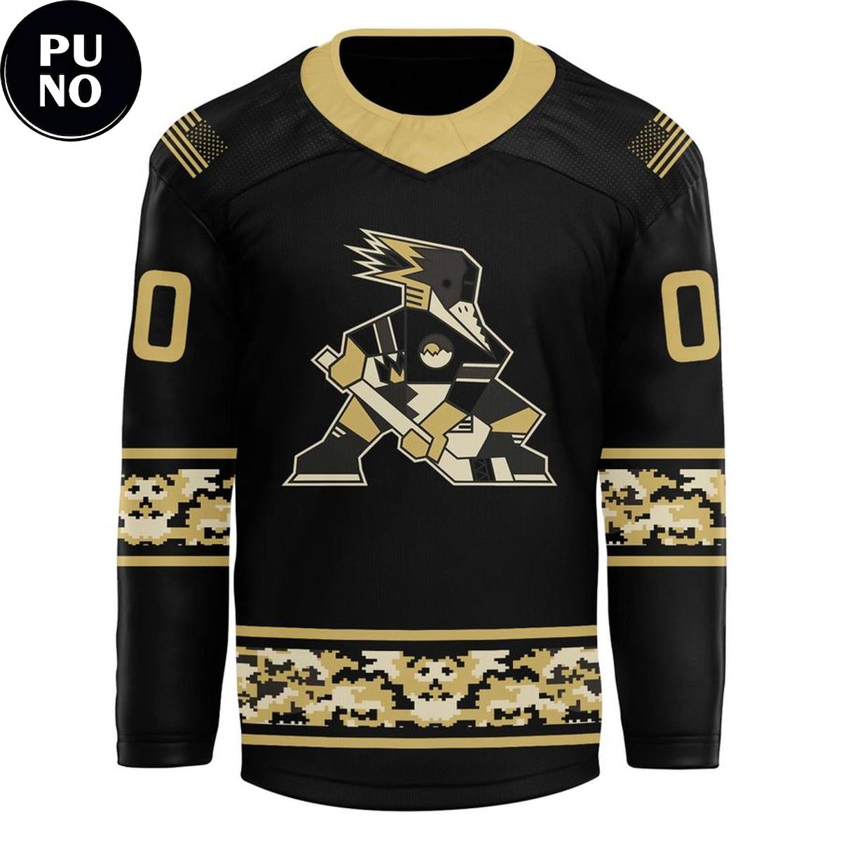 Tucson Roadrunners 2026 Salute to Service Night Personalized Hockey Jersey