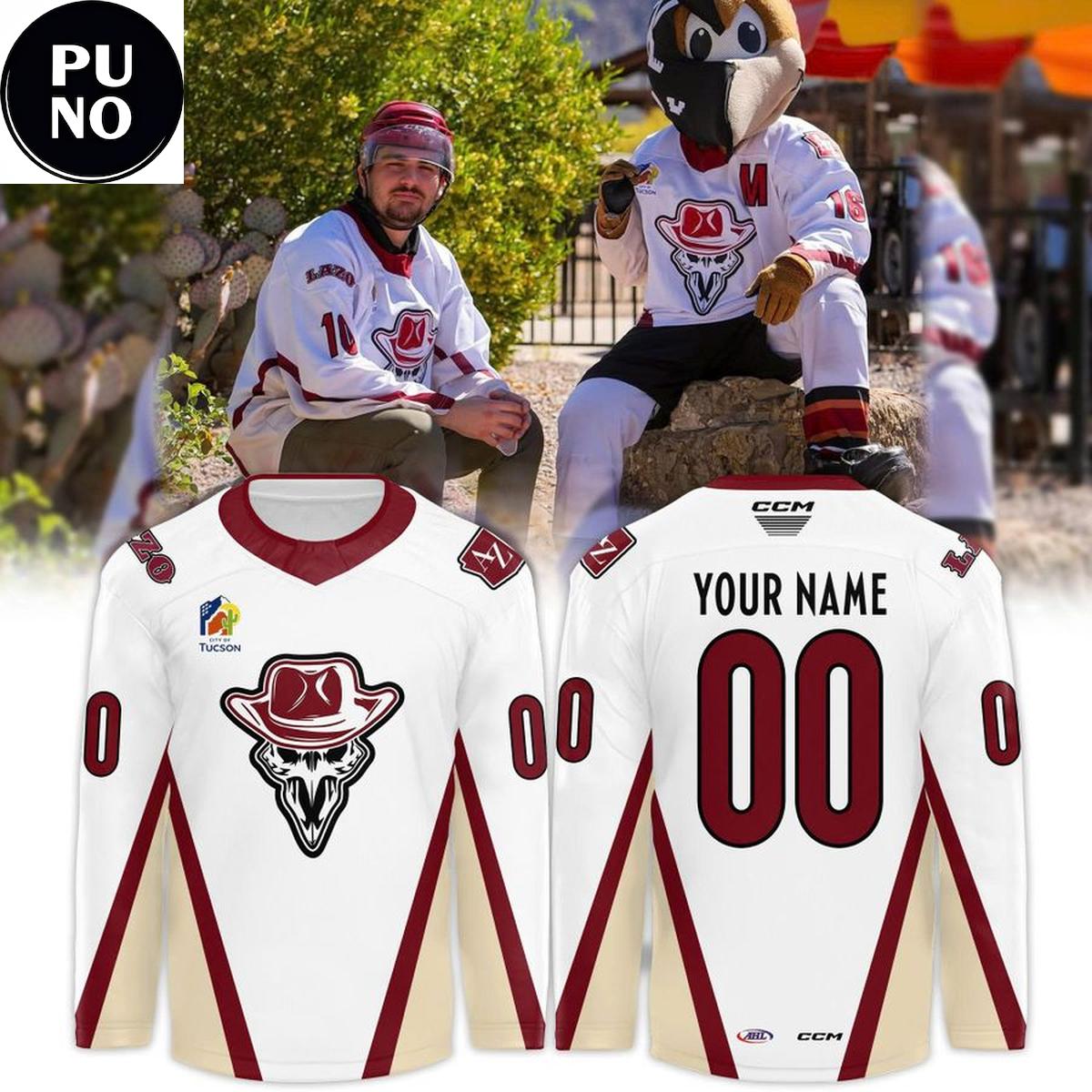 Tucson Roadrunners El Lazo 2026 Personalized Hockey Jersey