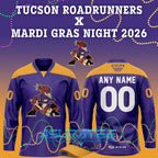 Tucson Roadrunners x Mardi Gras Night 2026 Hockey Jersey