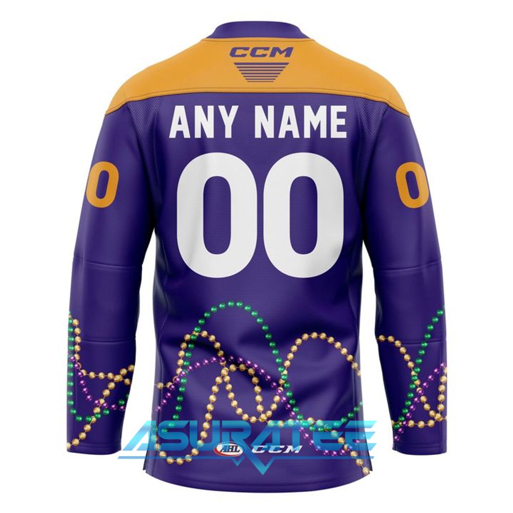 Tucson Roadrunners x Mardi Gras Night 2026 Hockey Jersey