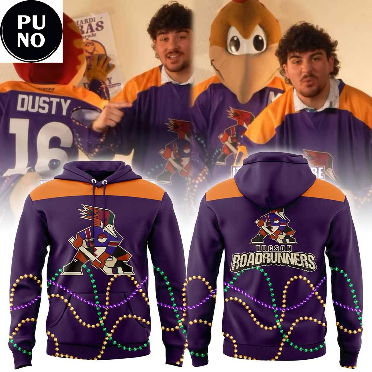 Tucson Roadrunners x Mardi Gras Night 2026 Hoodie