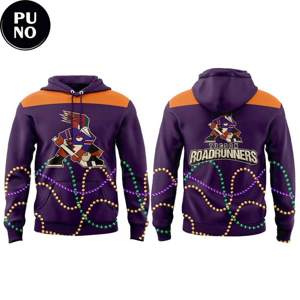 Tucson Roadrunners x Mardi Gras Night 2026 Hoodie