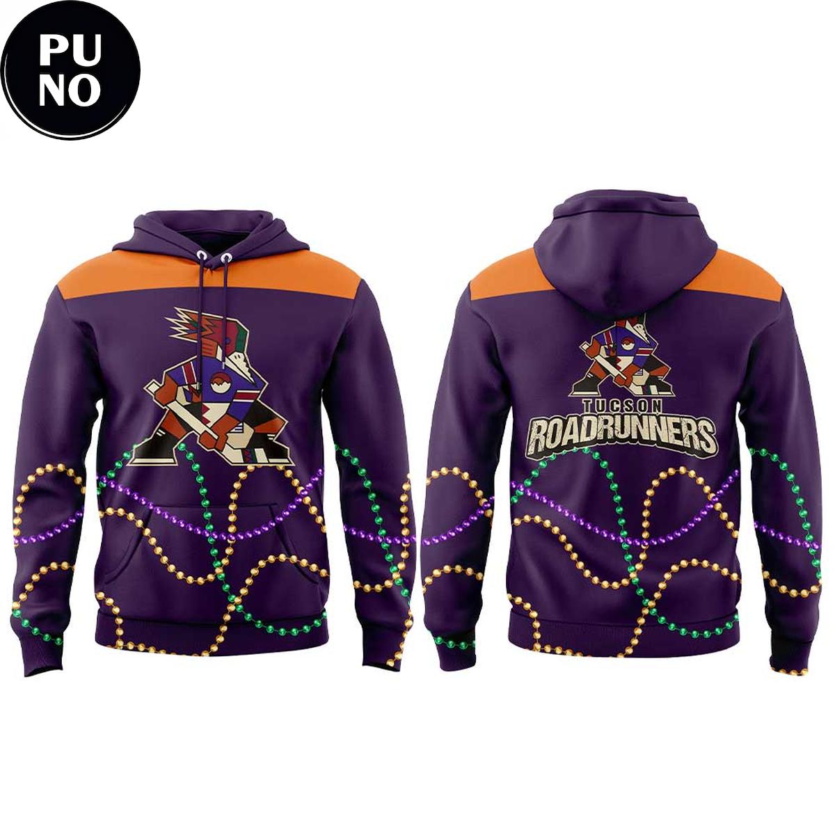 Tucson Roadrunners x Mardi Gras Night 2026 Hoodie