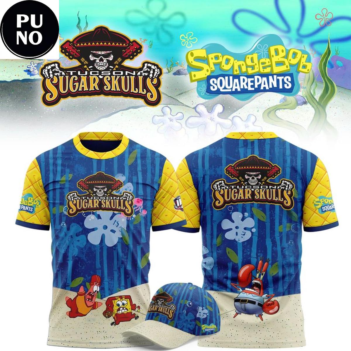 Tucson Sugar Skulls x SpongeBob SquarePants 2026 T-Shirt