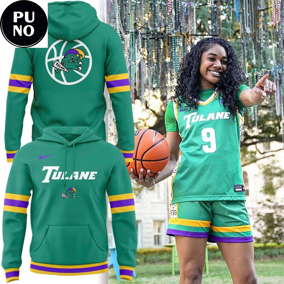 Tulane Green Wave Basketball Mardi Gras Madness 2026 Hoodie T-Shirt