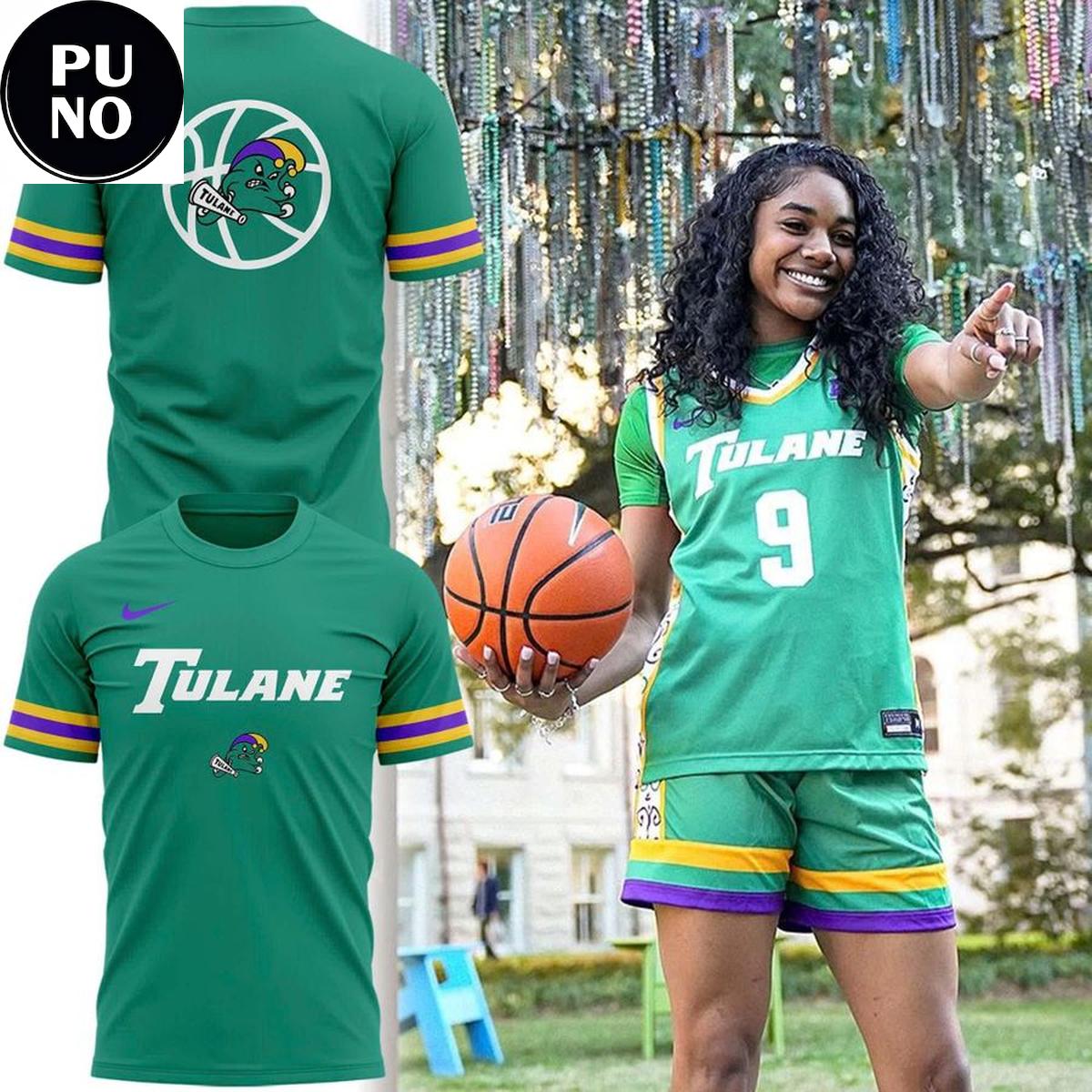 Tulane Green Wave Basketball Mardi Gras Madness 2026 Hoodie T-Shirt