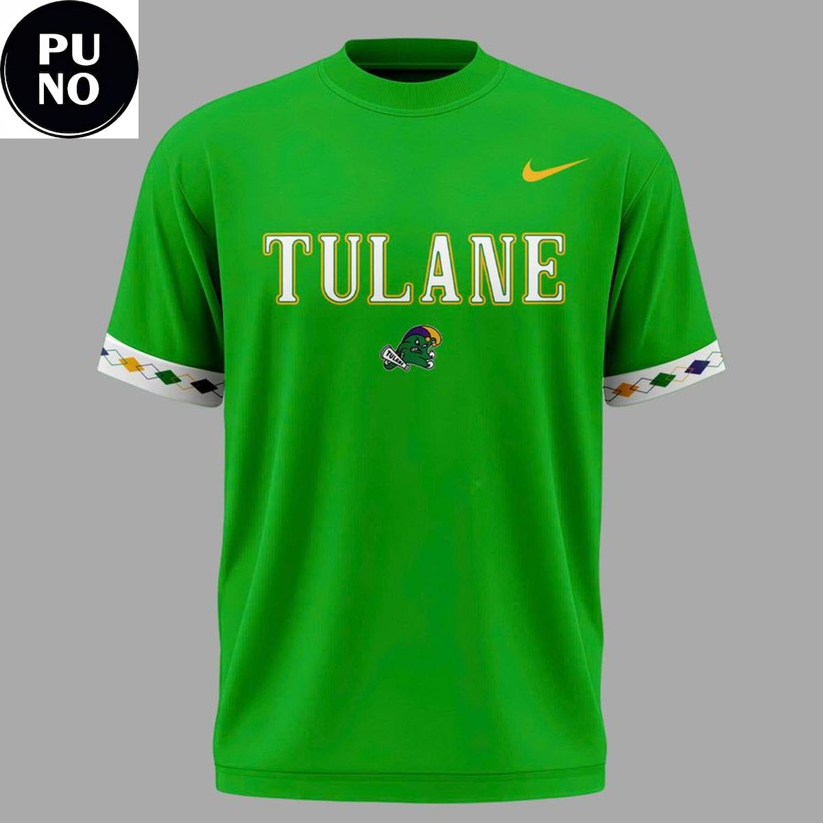 Tulane Green Wave x Mardi Gras 2026 Hoodie T-Shirt