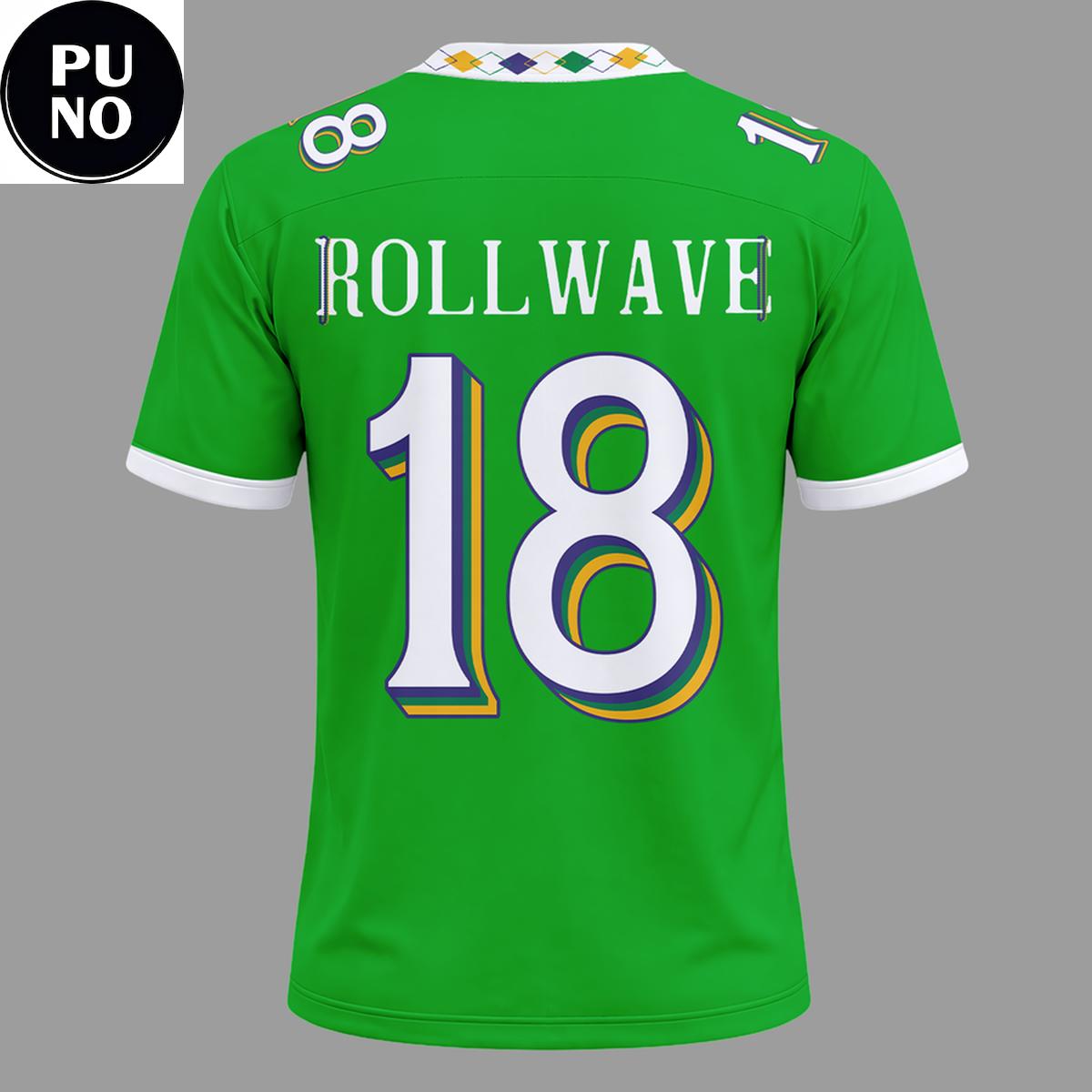 Tulane Green Wave x Mardi Gras 2026 Personalized Football Jersey