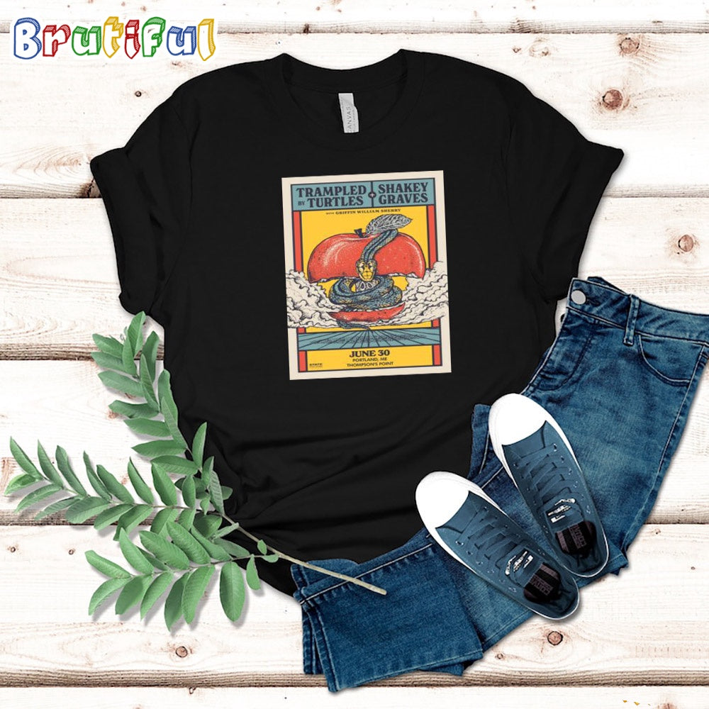 Turtles And Shakey Graves June 27 2024 Tour The Anthem Washington T Shirt