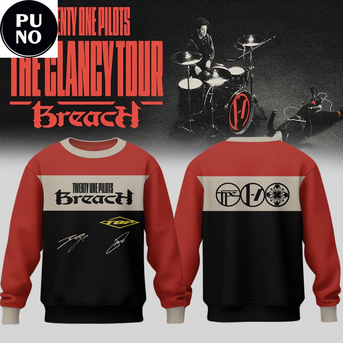 Twenty One Pilots The Clancy Tour Breach Shirt