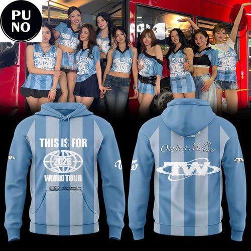 Twice This Is For World Tour 2026 One in a Million Hoodie T-Shirt