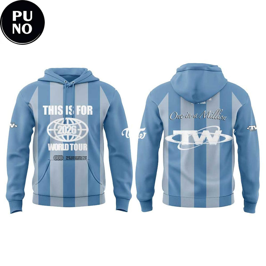 Twice This Is For World Tour 2026 One in a Million Hoodie T-Shirt