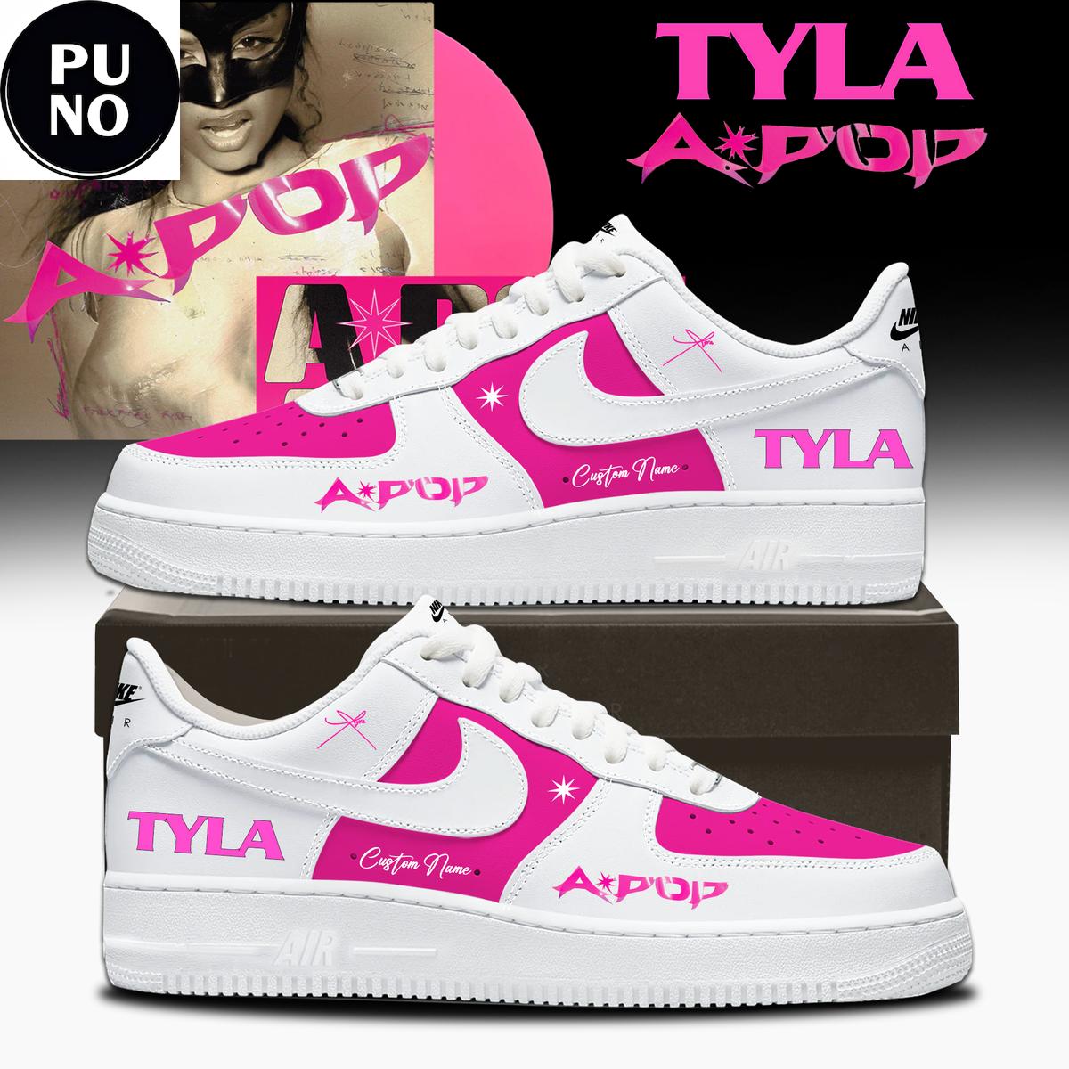Tyla 2026 New Album A_Pop Custom Name Air Force 1 Shoes