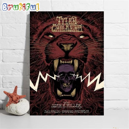 Tyler Childers Shows At Paradiso In Amsterdam Netherlands 2024 Poster Canvas